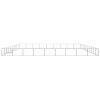 Dog Kennel Silver 968.8 ft¬≤ Steel
